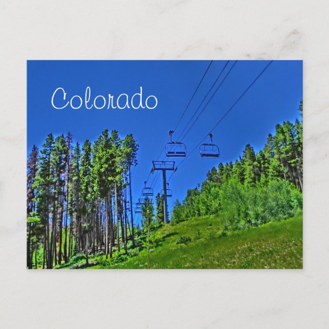 Postal de remonte de Colorado (Anverso)