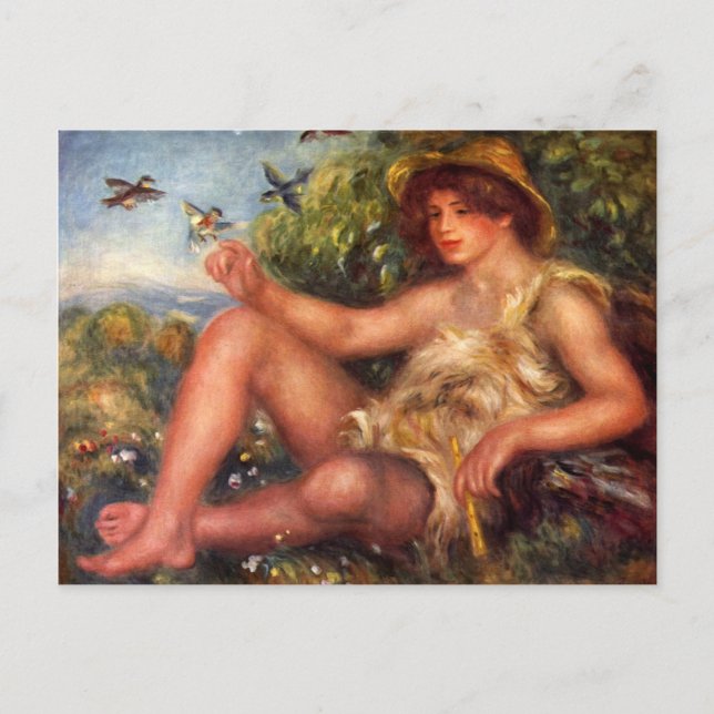 postal de Renoir (Anverso)