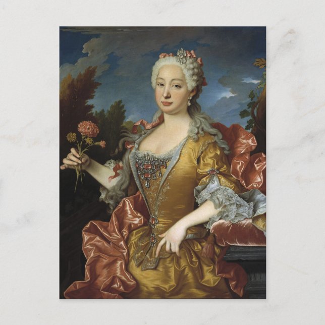 postal de retrato artístico (Anverso)