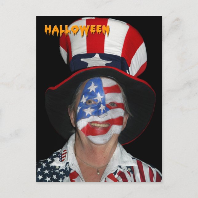 Postal de retrato de Halloween 2 (Anverso)