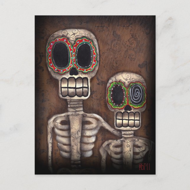 Postal de retrato familiar (Anverso)