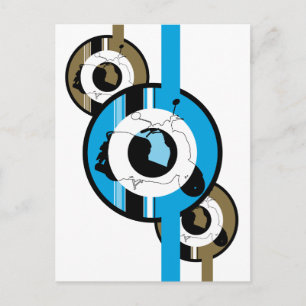 Postal de retro Scooter Mod