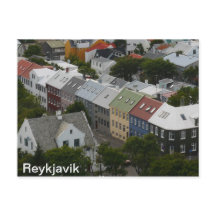Postal de Reykjavik Islandia