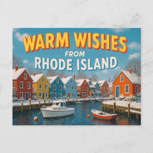 postal de RHODE ISLAND (Anverso)