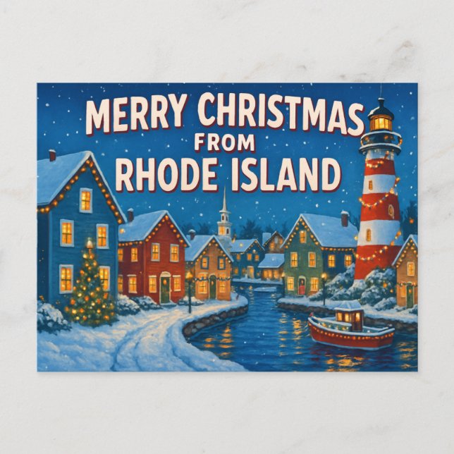 postal de RHODE ISLAND (Anverso)