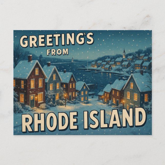 postal de RHODE ISLAND (Anverso)