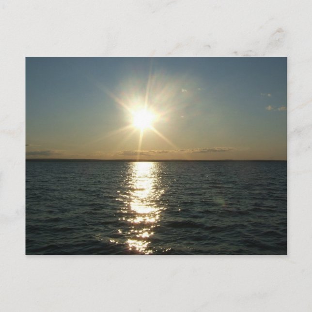 postal de RI ocean sunset (Anverso)