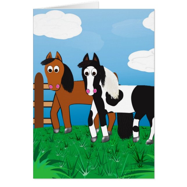 Postal de Riki y de J.R. (Frente)