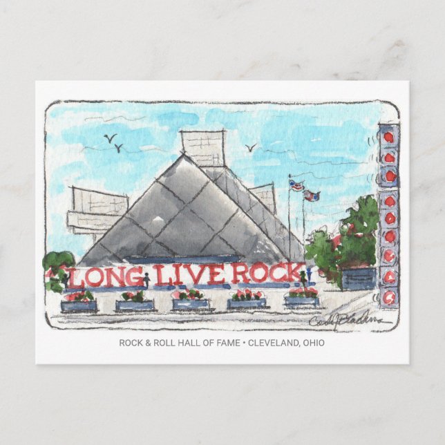 Postal de Rock Hall (Anverso)