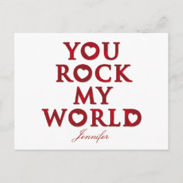 Postal de Rock My World