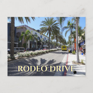 Postal de Rodeo Drive Los Ángeles California