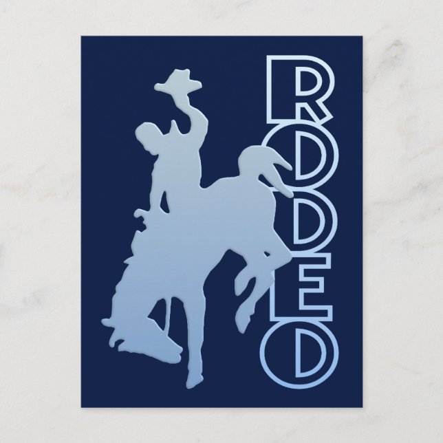 Postal de rodeo, personalizar (Anverso)