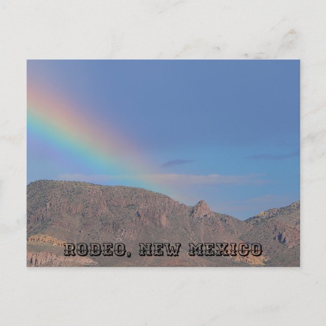 Postal de Rodeo's Rainbow Up Close (Anverso)