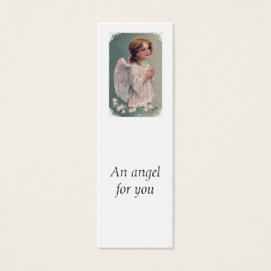 Postal de rogación del ángel del Victorian