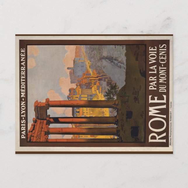 postal de Roma de 1920 (Anverso)