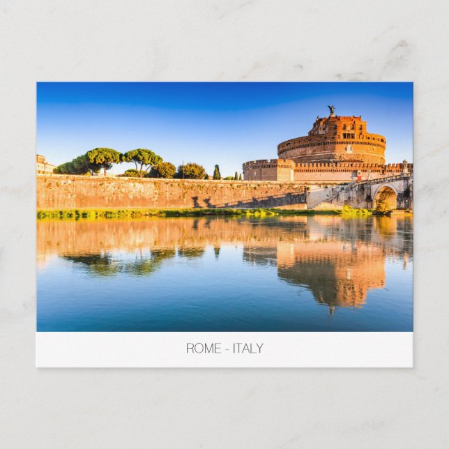 Postal de Roma de Italia (Anverso)