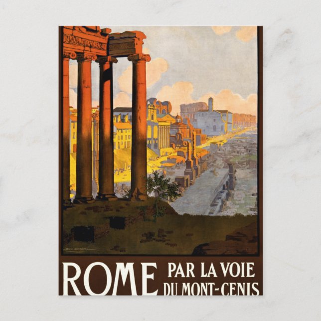 Postal de Roma vintage (Anverso)