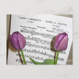 postal de Romeo y Julieta