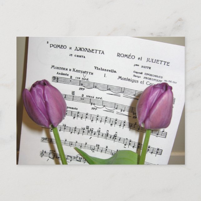 postal de Romeo y Julieta (Anverso)