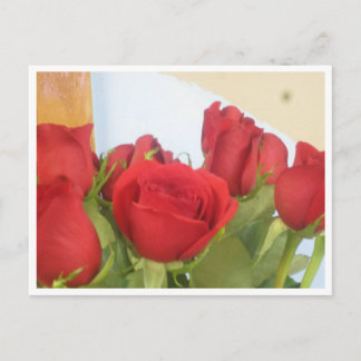 Postal de rosas