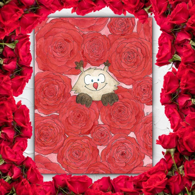 Postal de rosas de Nicole Janes (Subido por el creador)