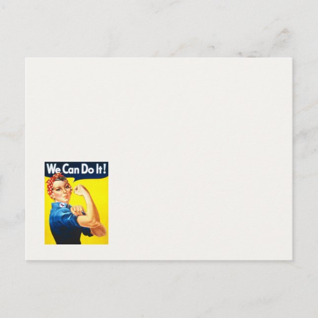 Postal de Rosie Riveter VOTE (Anverso)