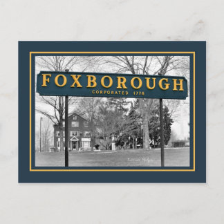 Postal de Rótulo Foxborough