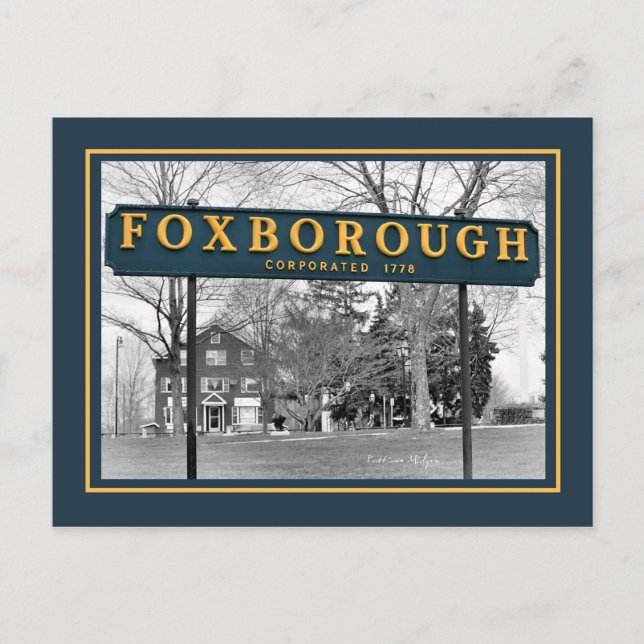 Postal de Rótulo Foxborough (Anverso)