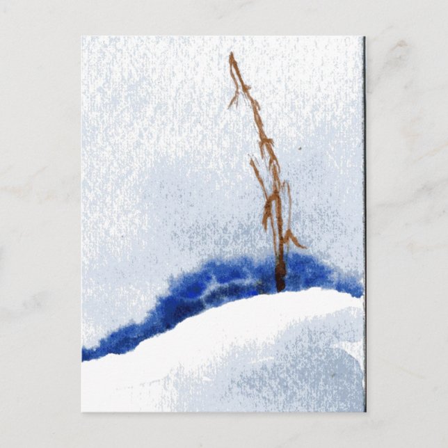 Postal de rutas de campo "Lonely Reed" (Anverso)