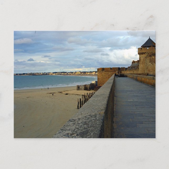 postal de Saint Malo (Francia) (Anverso)