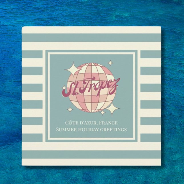 postal de Saint Tropez France Côte d'Azur (Subido por el creador)