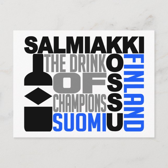 Postal de Salmiakki Kossu (Anverso)