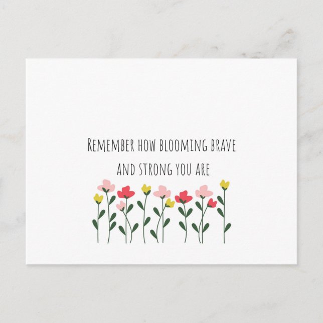 Postal de salud mental (Anverso)