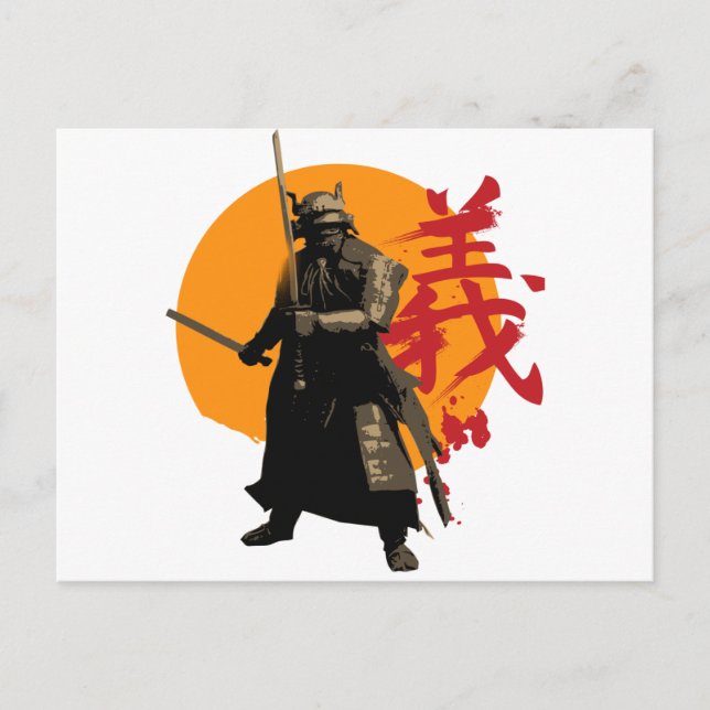 Postal de Samurai Warrior (Anverso)