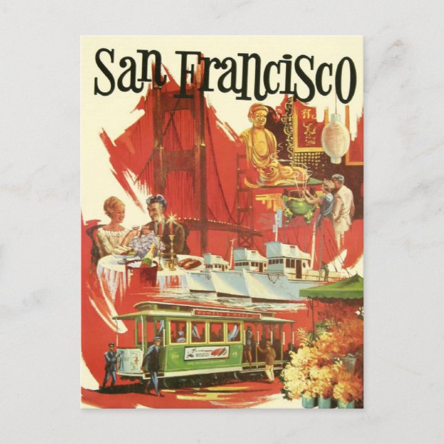 Postal de San Francisco (Anverso)