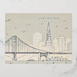 Postal de San Francisco | Puente Golden Gate