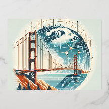 Postal de San Francisco | Puente Golden Gate
