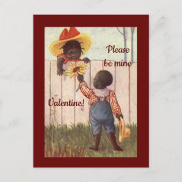 Postal de San Valentín afroamericano muy original