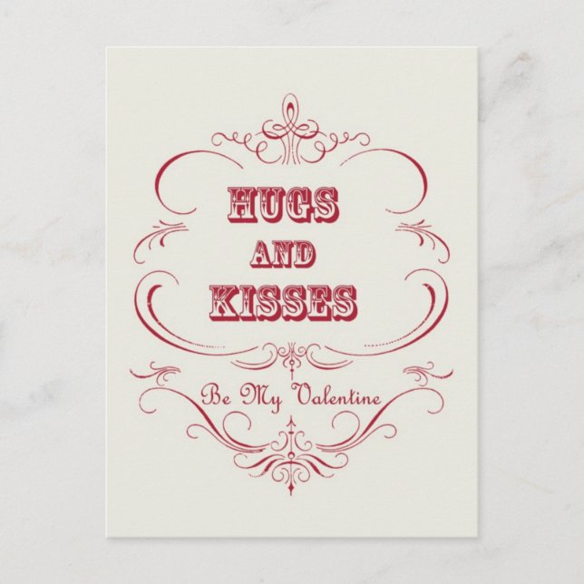 Postal de San Valentín de época (Anverso)