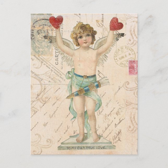 Postal de San Valentín vintage (Anverso)