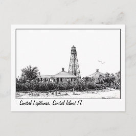 postal de Sanibel Ighthouse