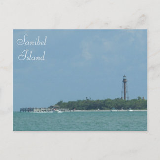 postal de Sanibel Lighthouse Beach