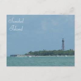 postal de Sanibel Lighthouse Beach