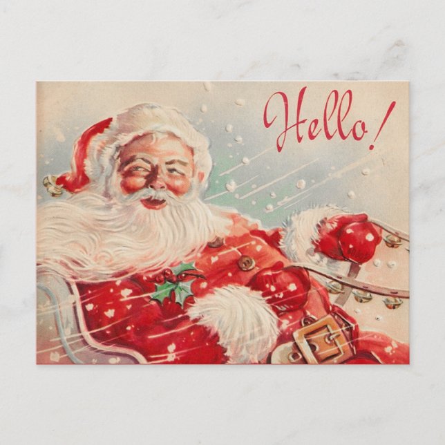 Postal de Santa Claus de Victoria (Anverso)