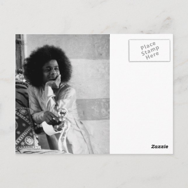 Postal de Sathya Sai Baba (Reverso)