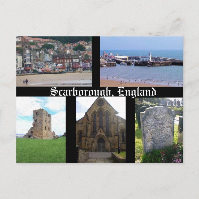 postal de Scarborough England (Anverso)