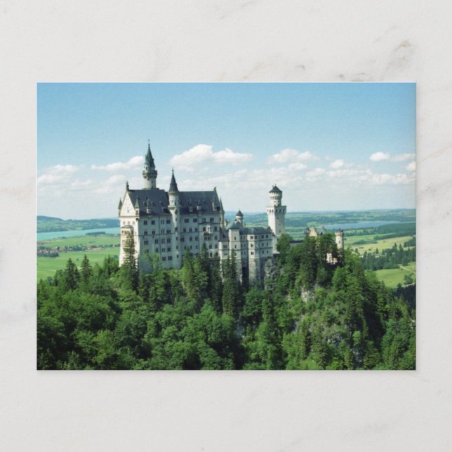 Postal de Schloss Neuschwanstein (Anverso)