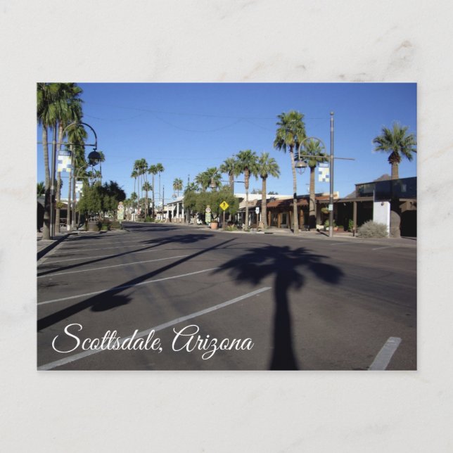postal de Scottsdale, Arizona (Anverso)