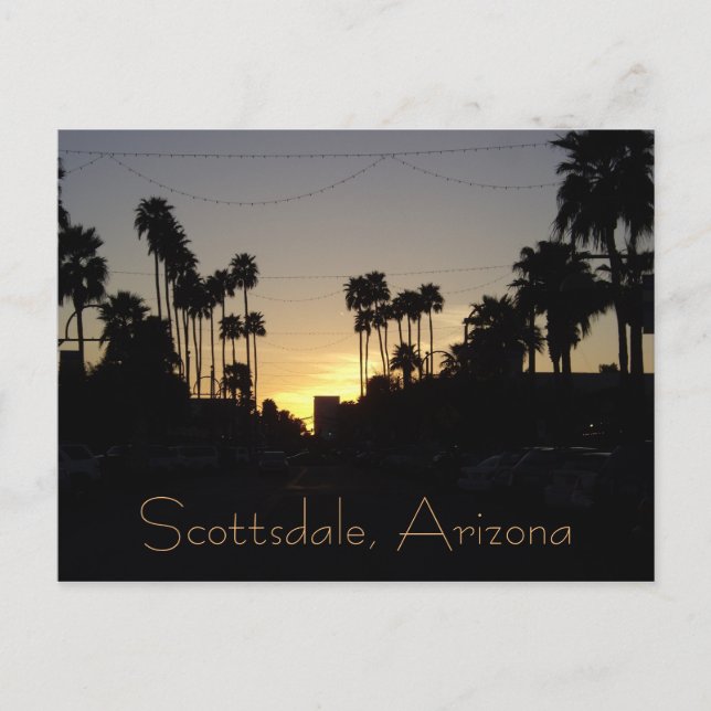 postal de Scottsdale, Arizona (Anverso)