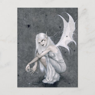 Postal de seda de los hilos